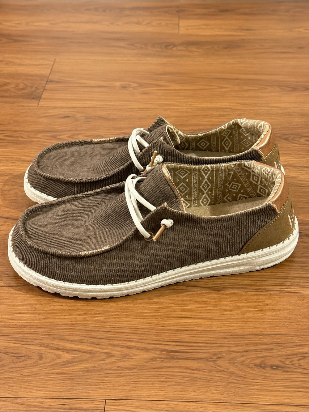 Casual Brown Hey Dudes Women’s Size 8